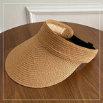 Women's Foldable Wide Brim Visor Hat