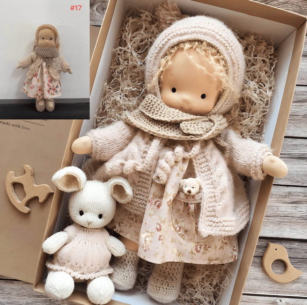 Handcrafted Cozy and Durable Waldorf Doll