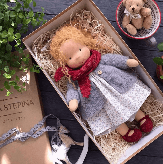 Handcrafted Cozy and Durable Waldorf Doll