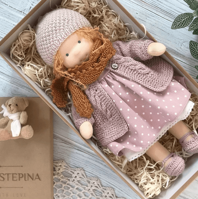 Handcrafted Cozy and Durable Waldorf Doll