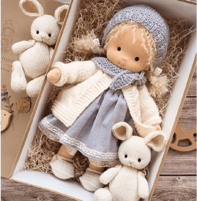 Handcrafted Cozy and Durable Waldorf Doll