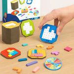 Logic Puzzle Game for Kids & Family, 108 Building Blocks + 20 Challenges