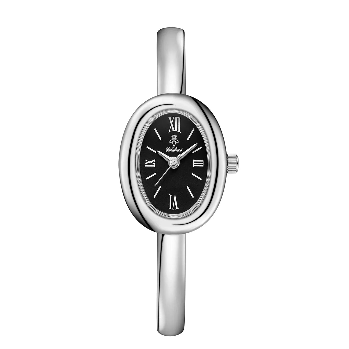 Chic Oval Bangle Watch: A Blend of Modern and Classic Styles