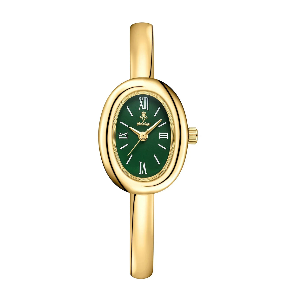 Chic Oval Bangle Watch: A Blend of Modern and Classic Styles