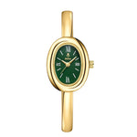 Chic Oval Bangle Watch: A Blend of Modern and Classic Styles