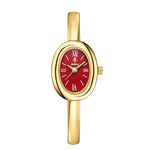 Chic Oval Bangle Watch: A Blend of Modern and Classic Styles