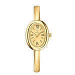 Chic Oval Bangle Watch: A Blend of Modern and Classic Styles