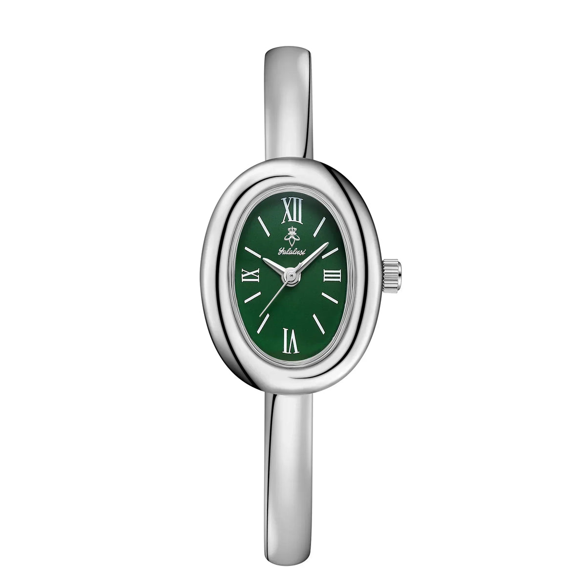 Chic Oval Bangle Watch: A Blend of Modern and Classic Styles
