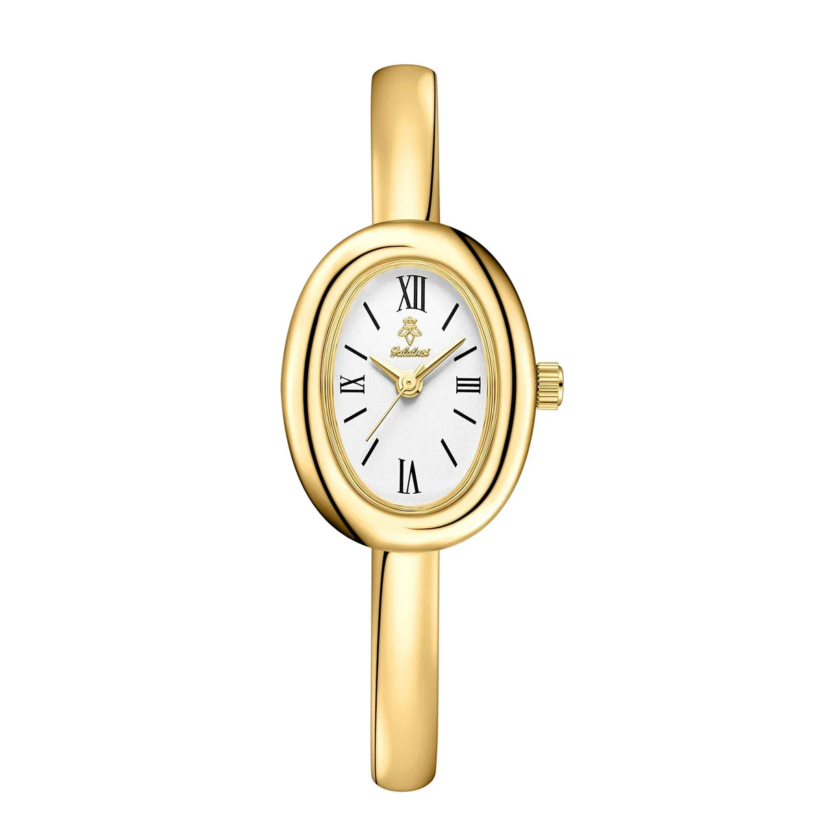 Chic Oval Bangle Watch: A Blend of Modern and Classic Styles