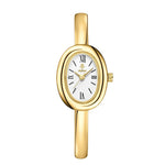 Chic Oval Bangle Watch: A Blend of Modern and Classic Styles