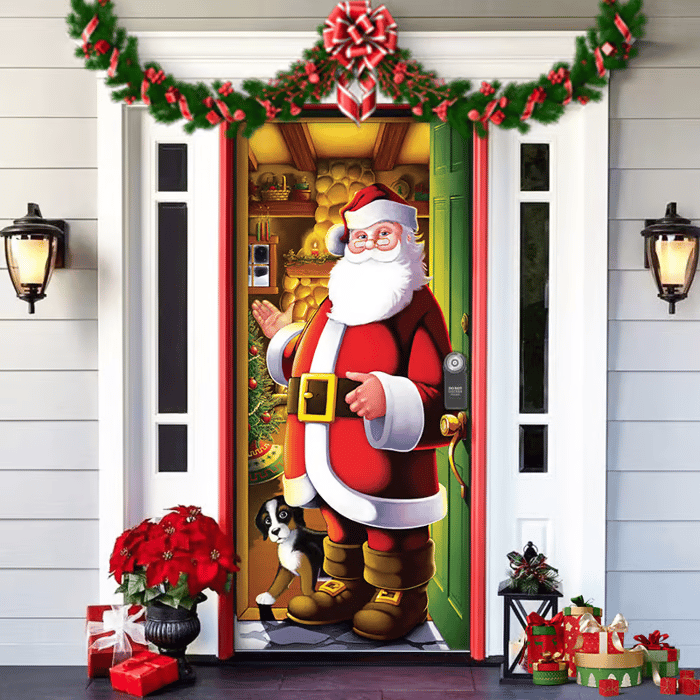 90x200cm Festive Door Decoration – Now Available at 50% OFF