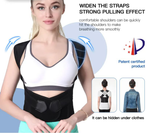 Posture Correction Belt | Instant Back & Shoulder Support | Black