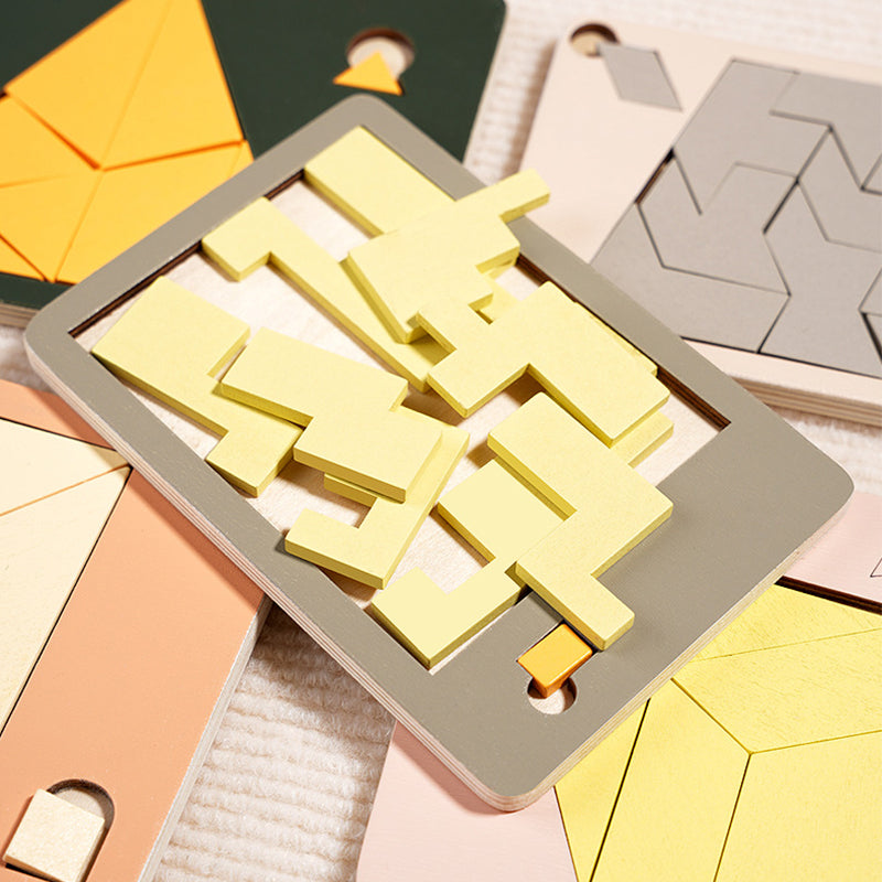 Brain Puzzle Wooden Tangram | 50% DISCOUNT