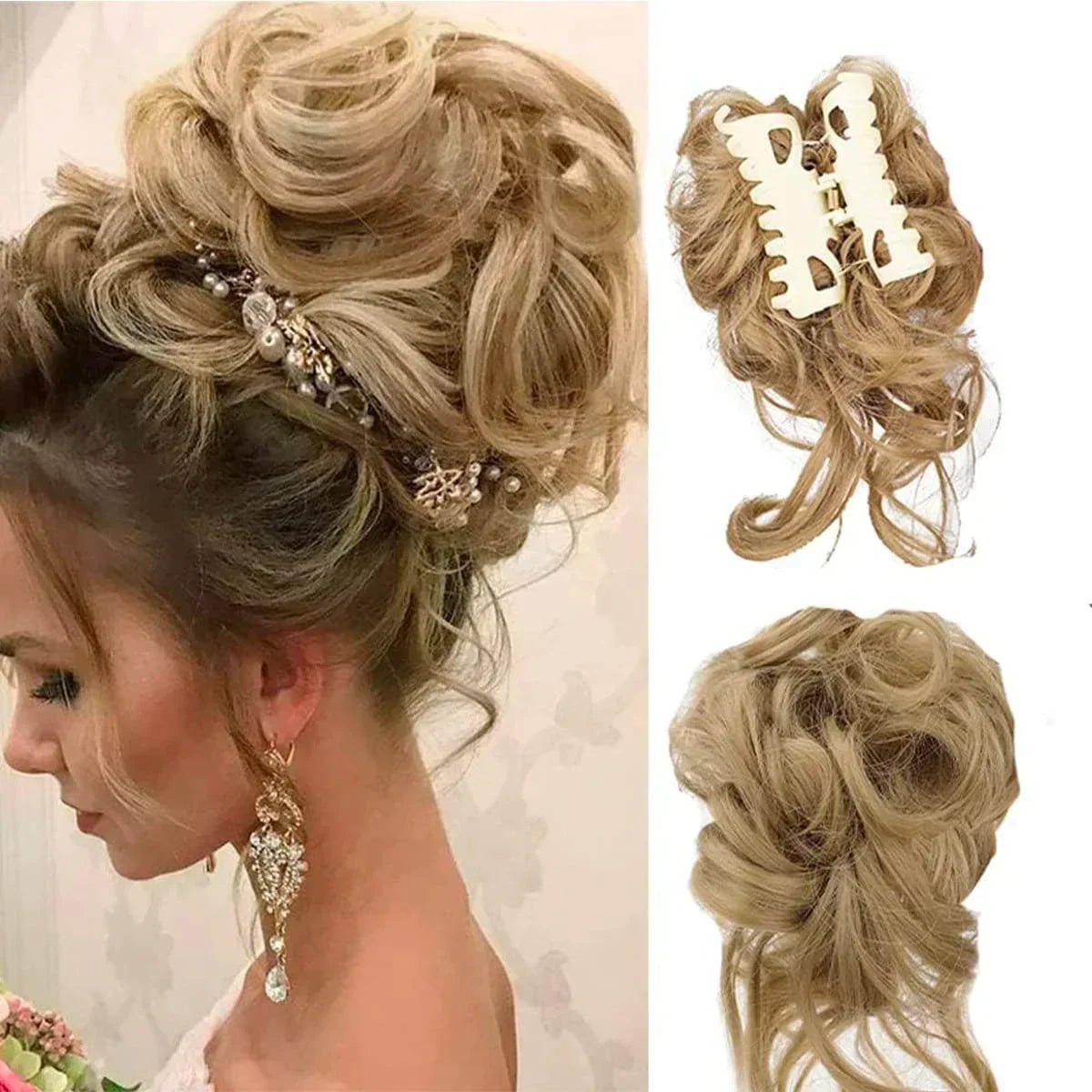 Instant Curled Bun Hair Clip