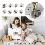 8-Piece Hemming Foot Set for Rolled Hems | Accurate Hem Guidance for Sewing Machines | Suitable for Lightweight to Heavy Fabrics