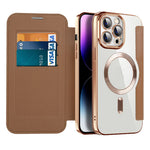 Magnetic Flip Phone Case with Card Slot & Shockproof Protection - Available in Multiple Colors