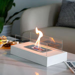 Portable Bioethanol Table Fireplace for a Stylish Flame Ambiance