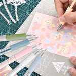 12-Piece Precision Cutter Set (6+6 Free) | Ideal for Crafting & DIY Projects | Perfect Cuts for Paper, Fabric & Film
