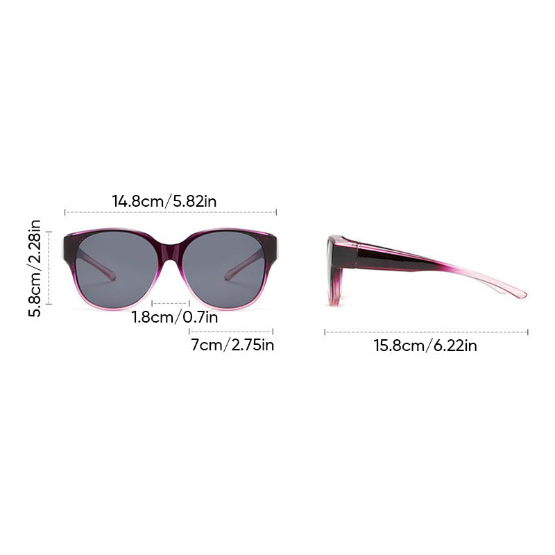 Fit Over Glasses Sunglasses