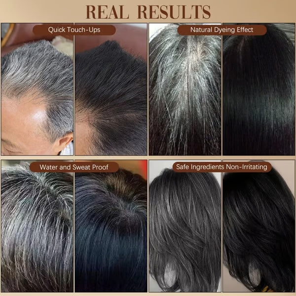 Root Touch-Up Color Stick - Buy One, Get One Free | Gray Hair Coverage with Comb Applicator | Quick Hair Color for On-the-Go