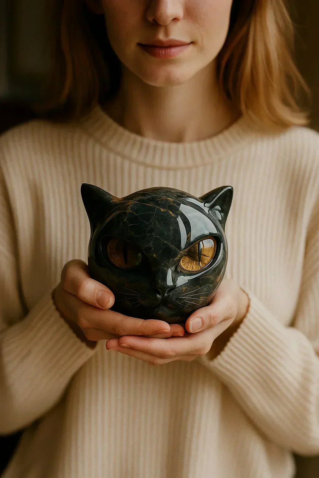 50% Off | Mystical Black Cat Sculpture