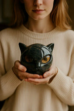 50% Off | Mystical Black Cat Sculpture