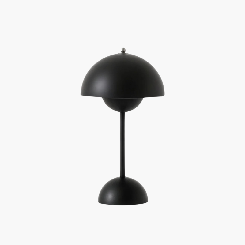 Scandinavian Design Lamp with Flower Glow