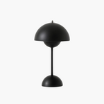 Scandinavian Design Lamp with Flower Glow