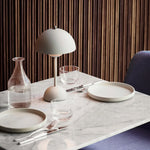 Scandinavian Design Lamp with Flower Glow