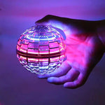 Original Flying Orb Ball | Aerodynamic Flight Spinner with LED Effects | 360° Rotation & Boomerang Function | Shock-Resistant Housing & USB Fast Charging