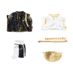 Black and Gold Glitter Women's Costume