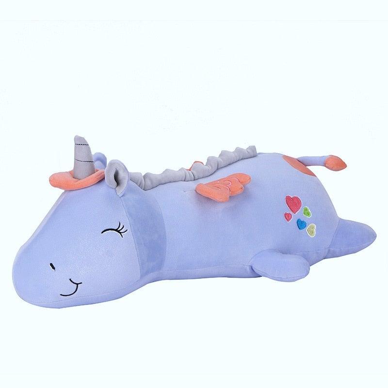 Glowing Unicorn Plush Toy | Cuddly Companion with Rainbow LEDs | Ideal Gift for Children