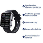 Non-Invasive Blood Glucose Smartwatch – Real-Time Monitoring, Trend Tracking & Personalized Alerts