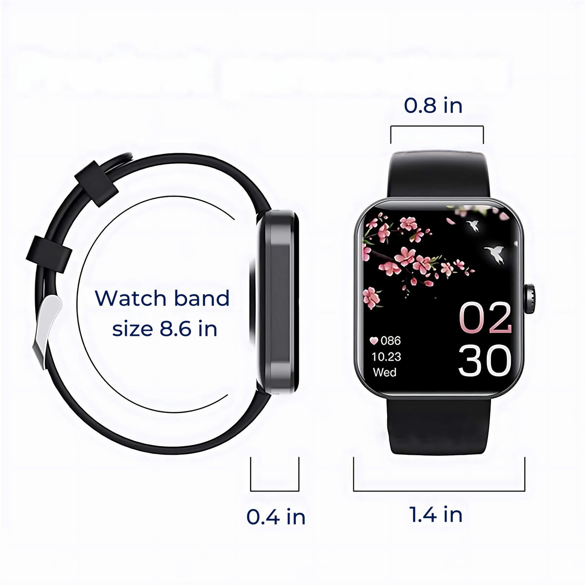 Non-Invasive Blood Glucose Smartwatch – Real-Time Monitoring, Trend Tracking & Personalized Alerts