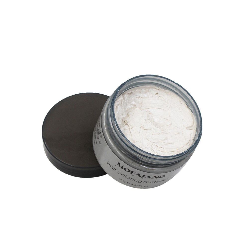 Water-Soluble Hair Color Wax with Plant Extracts for All Genders