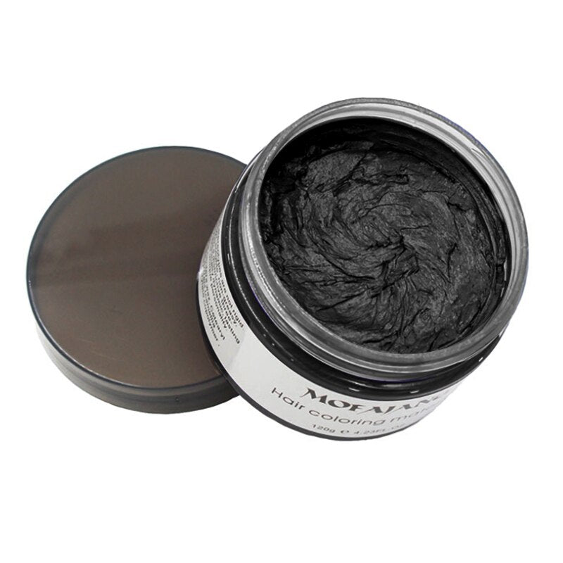 Water-Soluble Hair Color Wax with Plant Extracts for All Genders