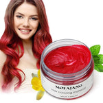 Water-Soluble Hair Color Wax with Plant Extracts for All Genders