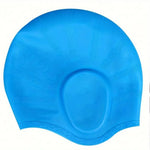 Silicone Swim Cap with Ear Protection