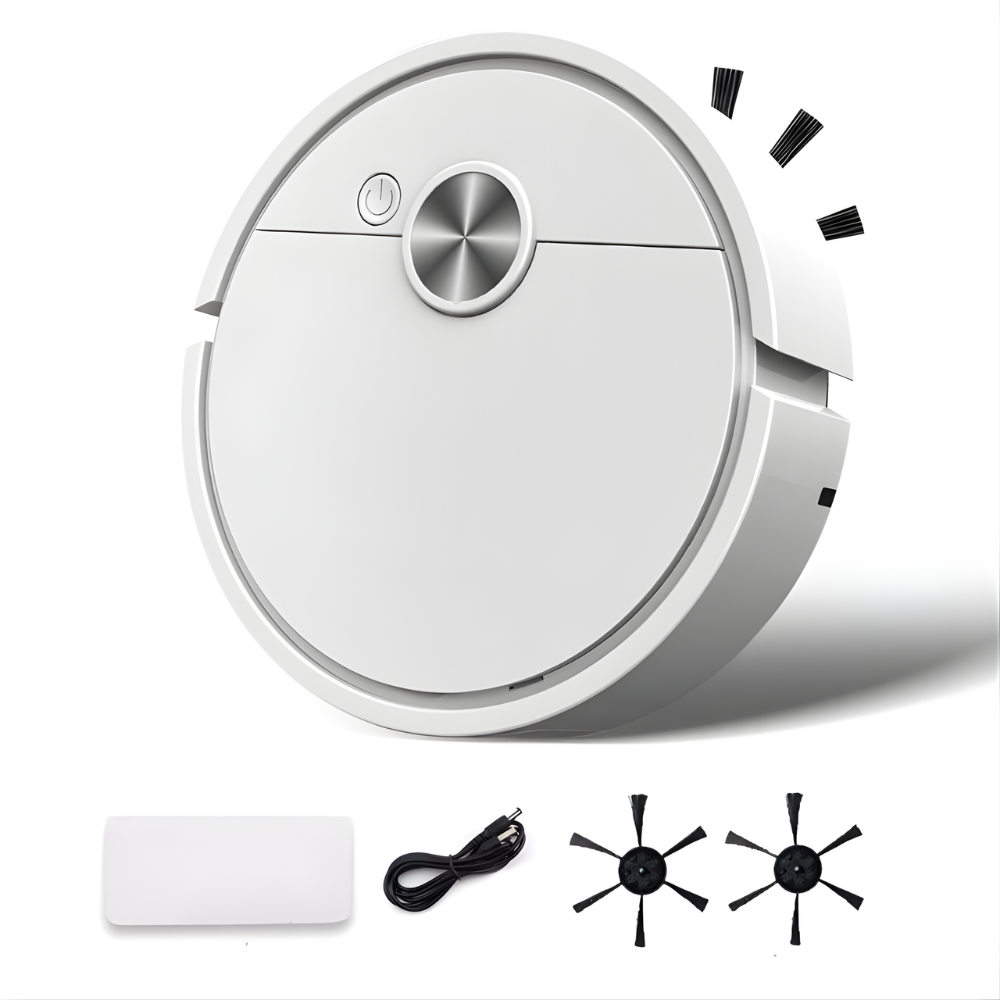 Smart Vacuum Robot with Mopping Capability and AI Navigation