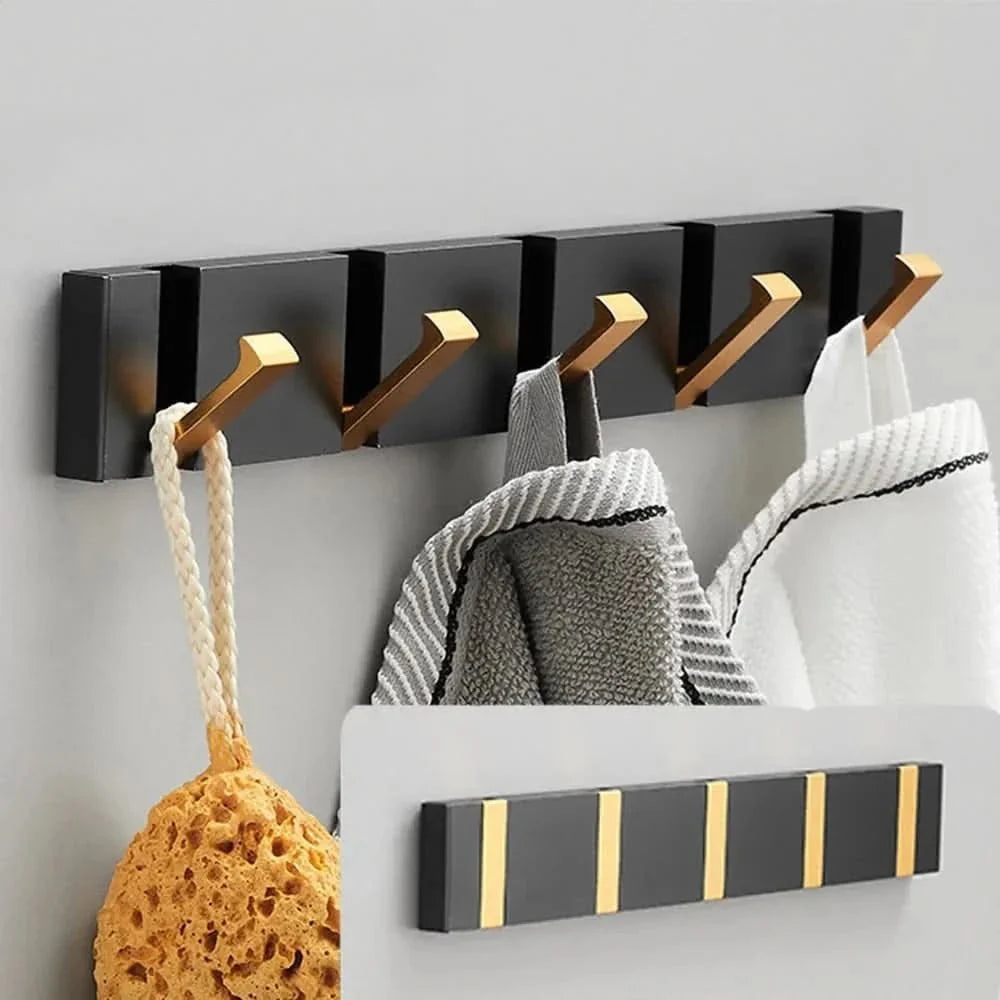 Elegant Wall Hook with Foldable Design for Space-Saving Organization