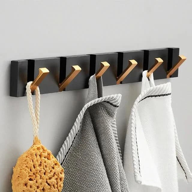 Elegant Wall Hook with Foldable Design for Space-Saving Organization