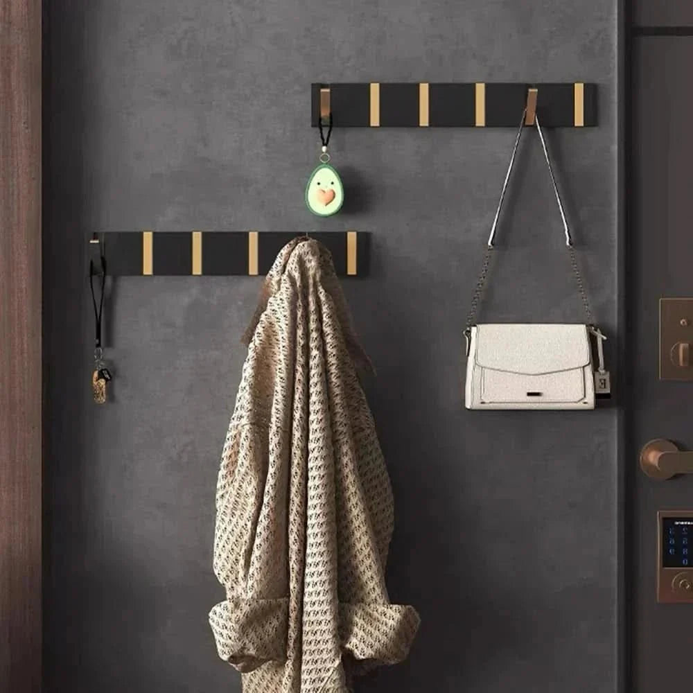 Elegant Wall Hook with Foldable Design for Space-Saving Organization