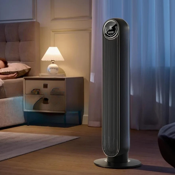 Oscillating Cooling Tower Fan with 3 Speed Settings and Remote Control