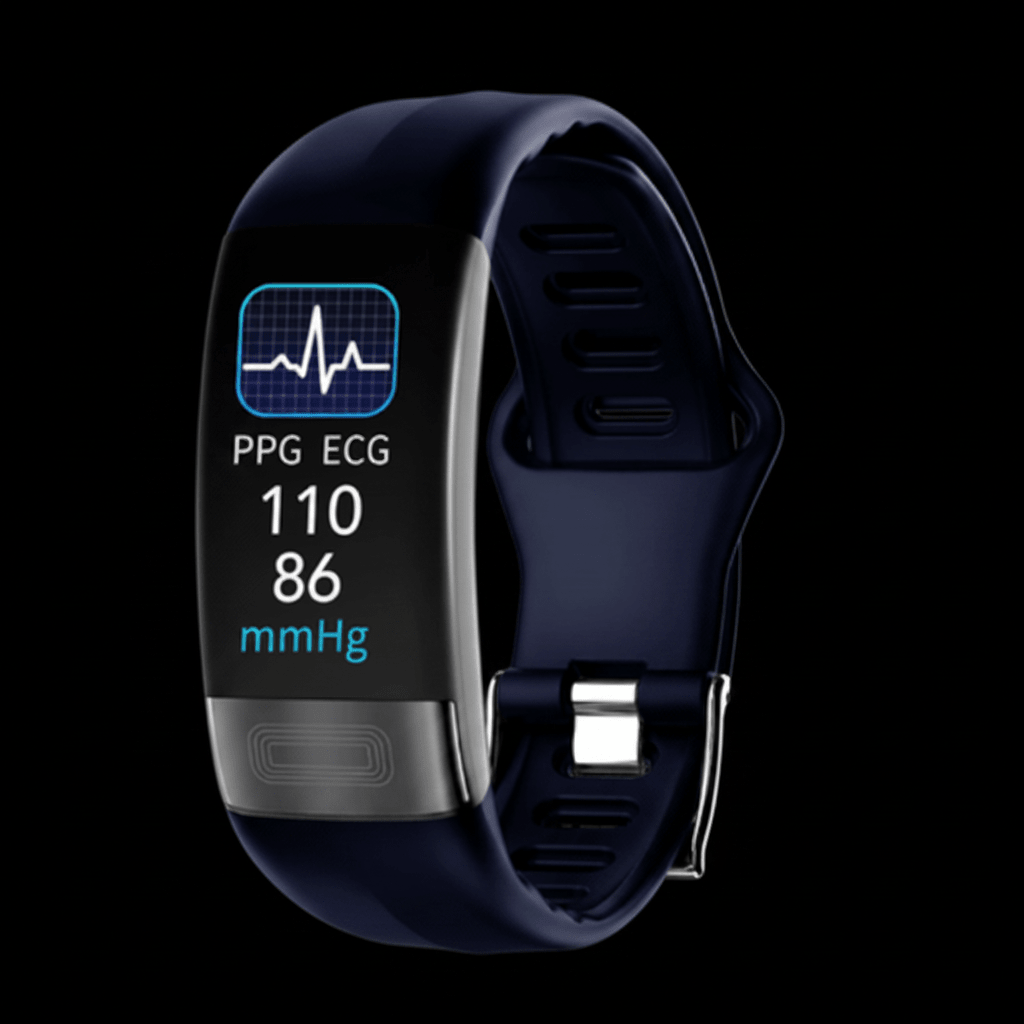 Smartwatch with ECG, Blood Pressure, and Sleep Monitoring