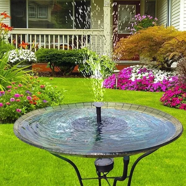 Floating Solar Fountain – No Electricity Required & Waterproof