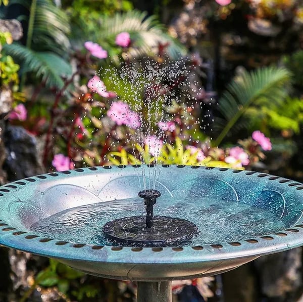 Floating Solar Fountain – No Electricity Required & Waterproof