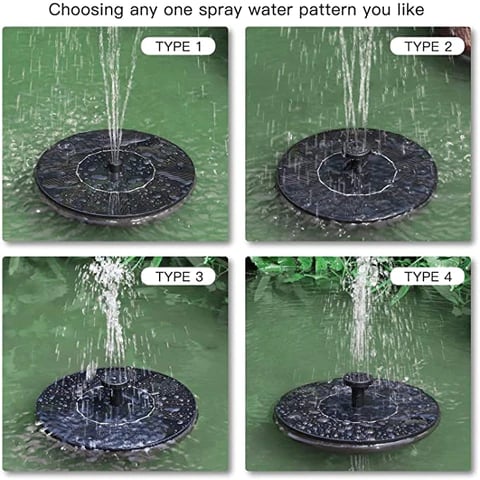 Floating Solar Fountain – No Electricity Required & Waterproof