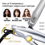 Max Prime 2-in-1 Hair Styler – Versatile Curling Iron and Straightener