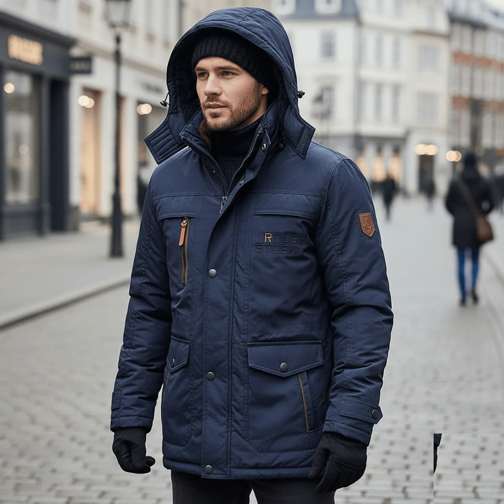 Padded Parka for Warmth and Protection on Cold Days
