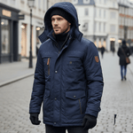 Padded Parka for Warmth and Protection on Cold Days